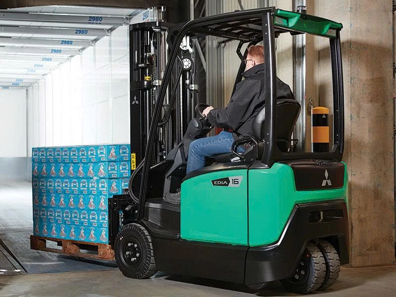 XE NÂNG ĐIỆN 1.6 TẤN 3 BÁNH NGỒI LÁI MITSUBISHI