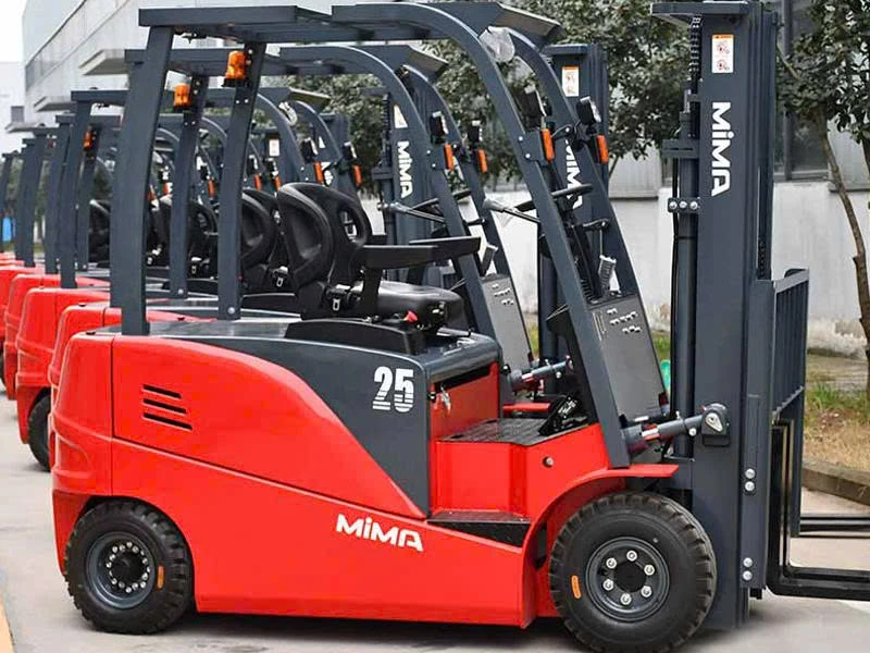 XE NÂNG ĐIỆN 2.5 TẤN 4 BÁNH NGỒI LÁI MIMA