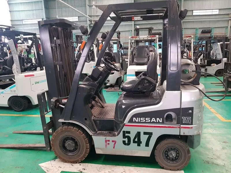 XE NÂNG XĂNG - GAS 1.5 TẤN CŨ